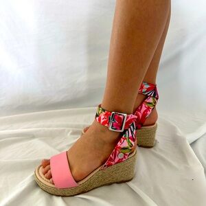 Girls Jessica Simpson Asha Cuff Wedge Open Toe Sandals